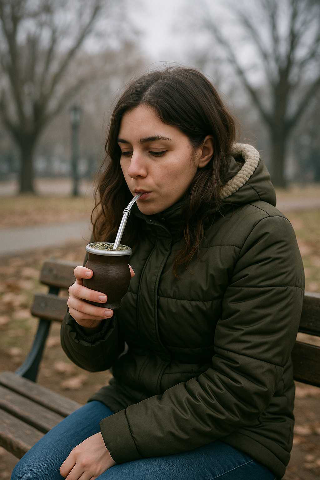 Encontrando la calma en un día gris. ?️   Por toma..